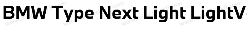 BMW Type Next Light LightVersion 2字体转换